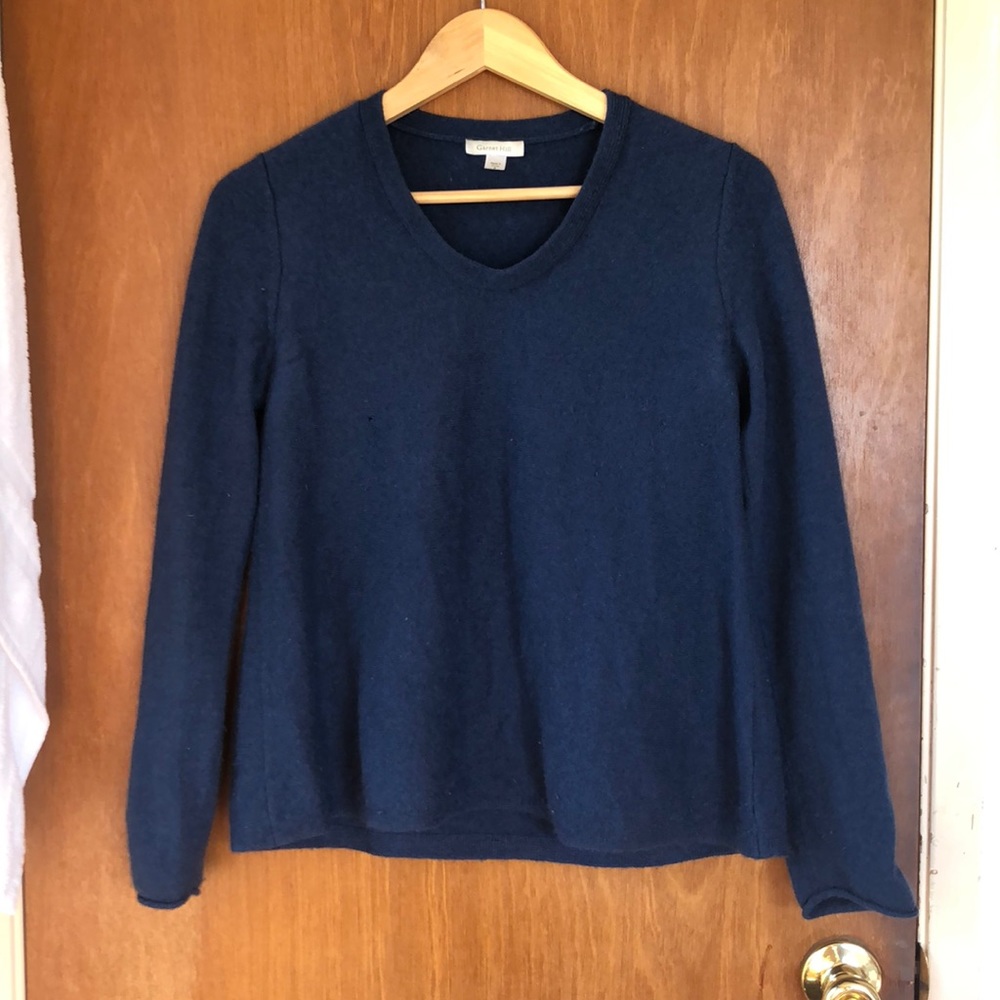 Garnet Hill 100% cashmere sweater